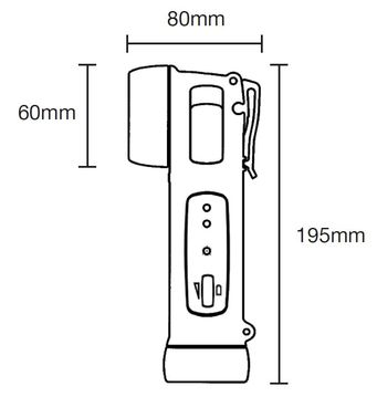 Wolf R-50 Rechargeable Torch Hazardous Area Zone 1 & Zone 2